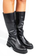 CIZME NEGRE PIELE NATURALA 8S7708