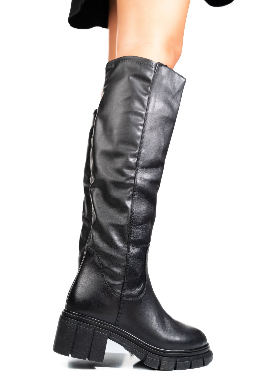 CIZME NEGRE PIELE NATURALA 1S770691