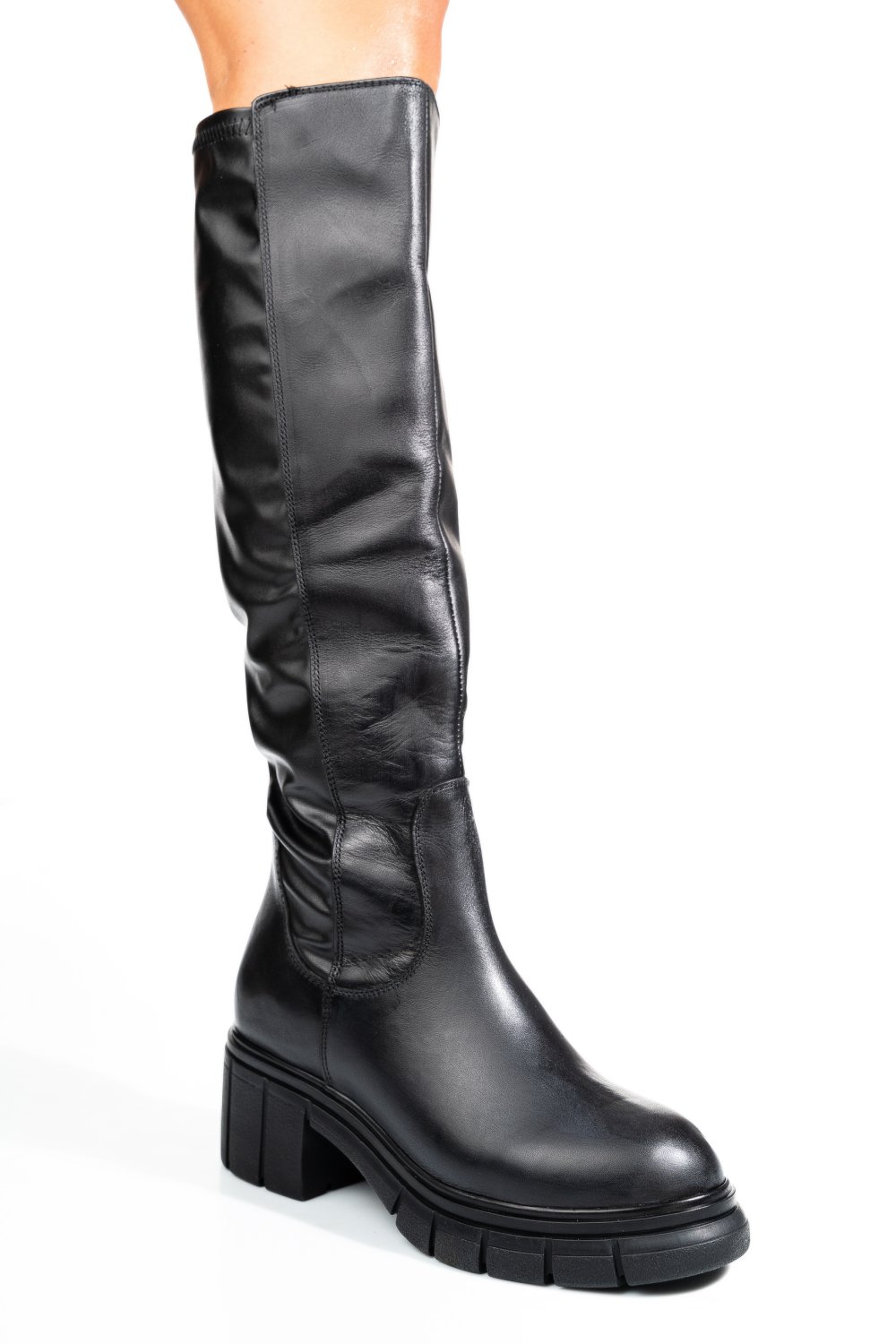 CIZME NEGRE PIELE NATURALA 1S770691