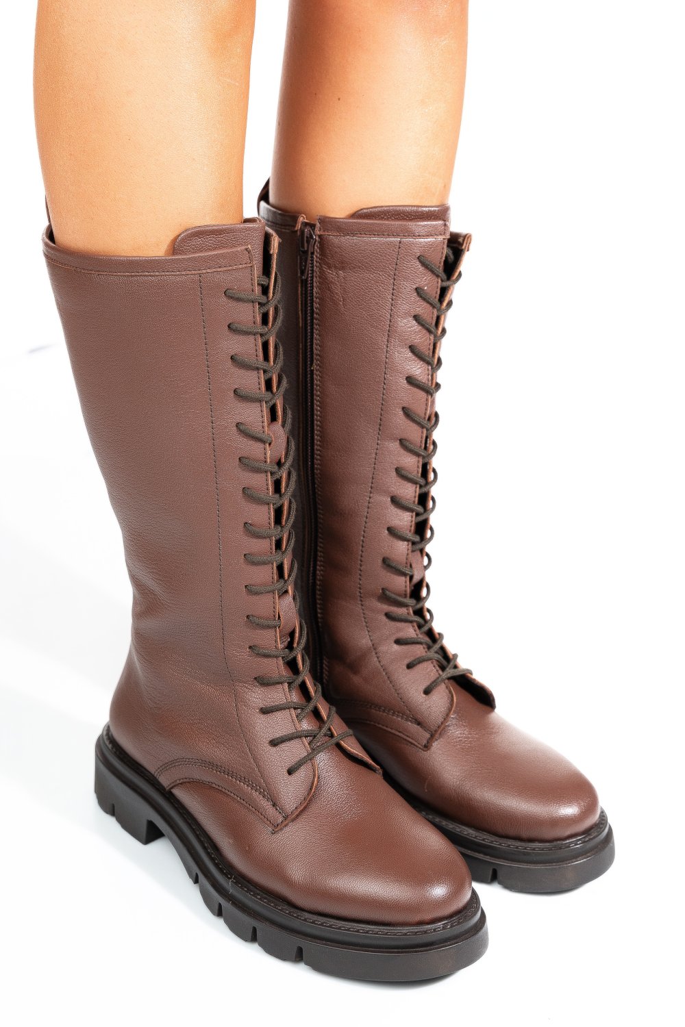 GHETE MARO INCHIS PIELE NATURALA 1S770552