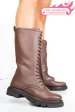 Ghete maro inchis piele naturala 1s770552