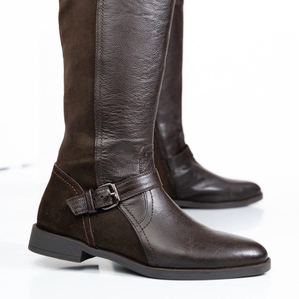CIZME DAMA PIELE NATURALA MARO INCHIS 8S77795