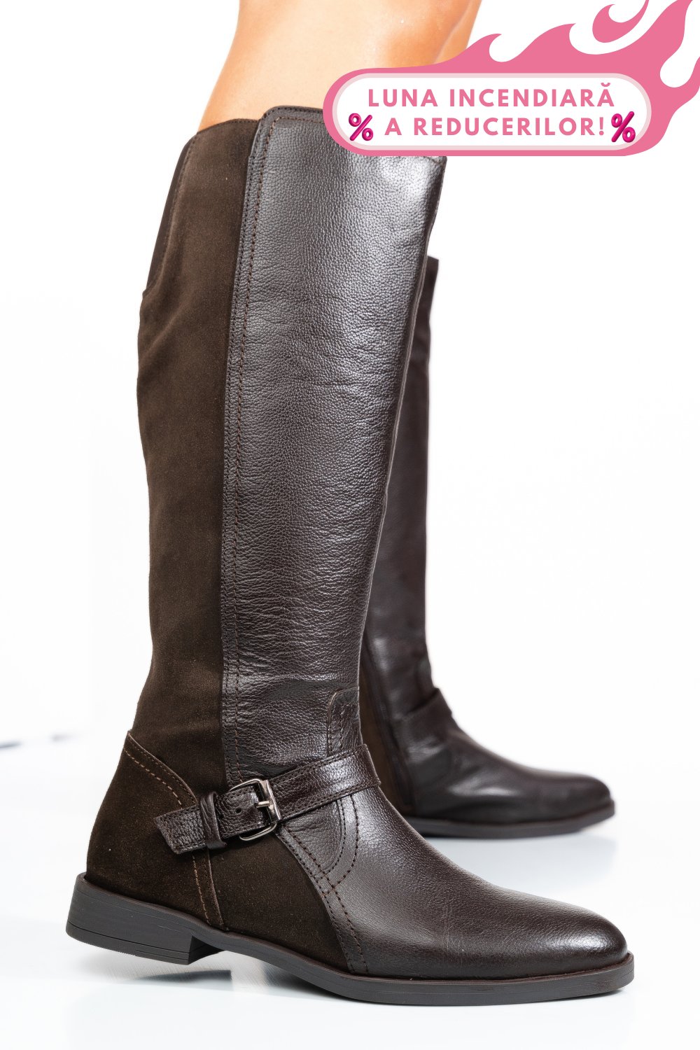 CIZME DAMA PIELE NATURALA MARO INCHIS 8S77795