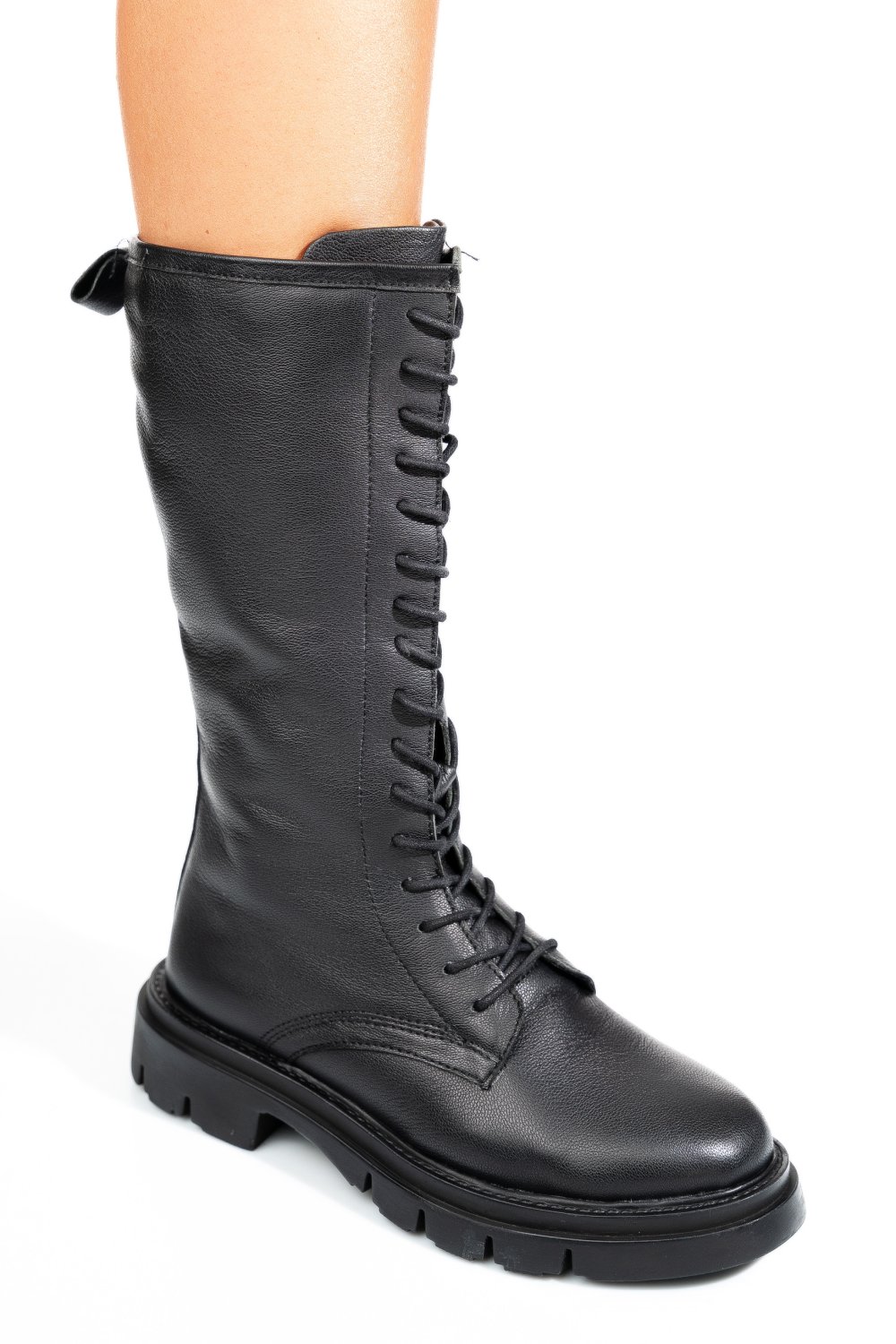 GHETE NEGRE PIELE NATURALA 1S770552