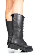 GHETE NEGRE PIELE NATURALA 1S770552