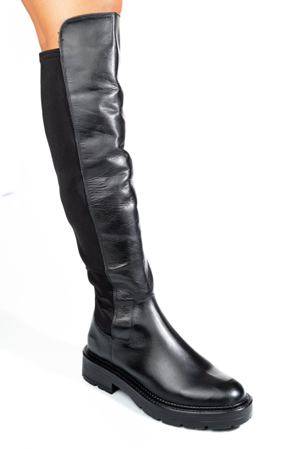 CIZME NEGRE PIELE NATURALA 1S770882