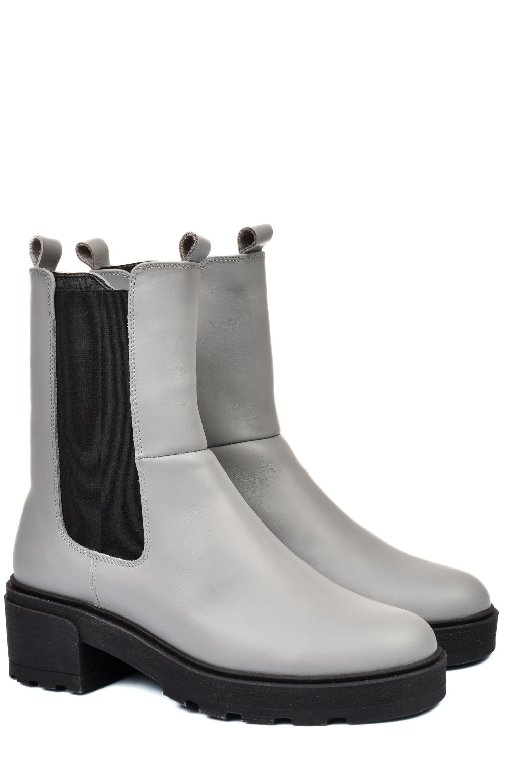 GHETE GRI PIELE NATURALA 2S7724