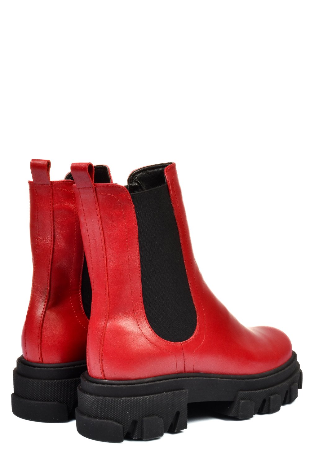 GHETE ROSII PIELE NATURALA 2S7725