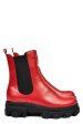 Ghete rosii piele naturala 2s7725