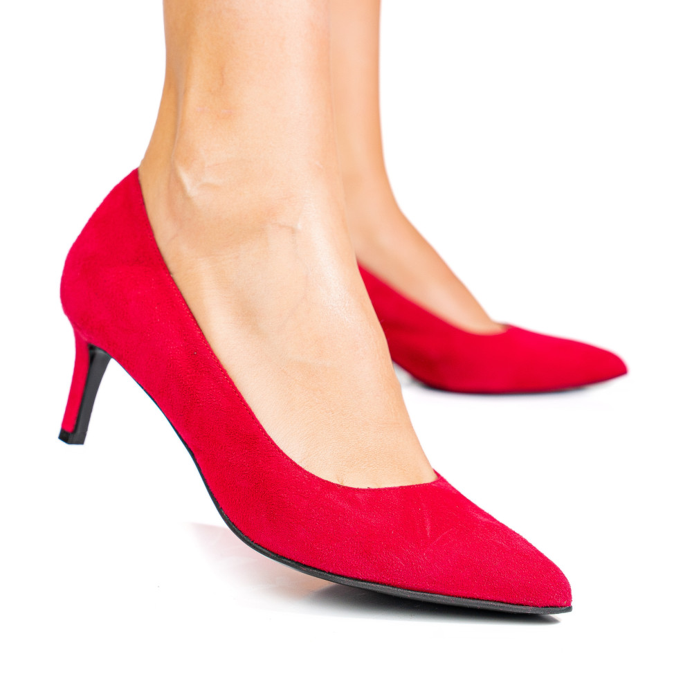 PANTOFI DAMA GUBAN PIELE NATURALA INTOARSA MAGENTA 3S77514
