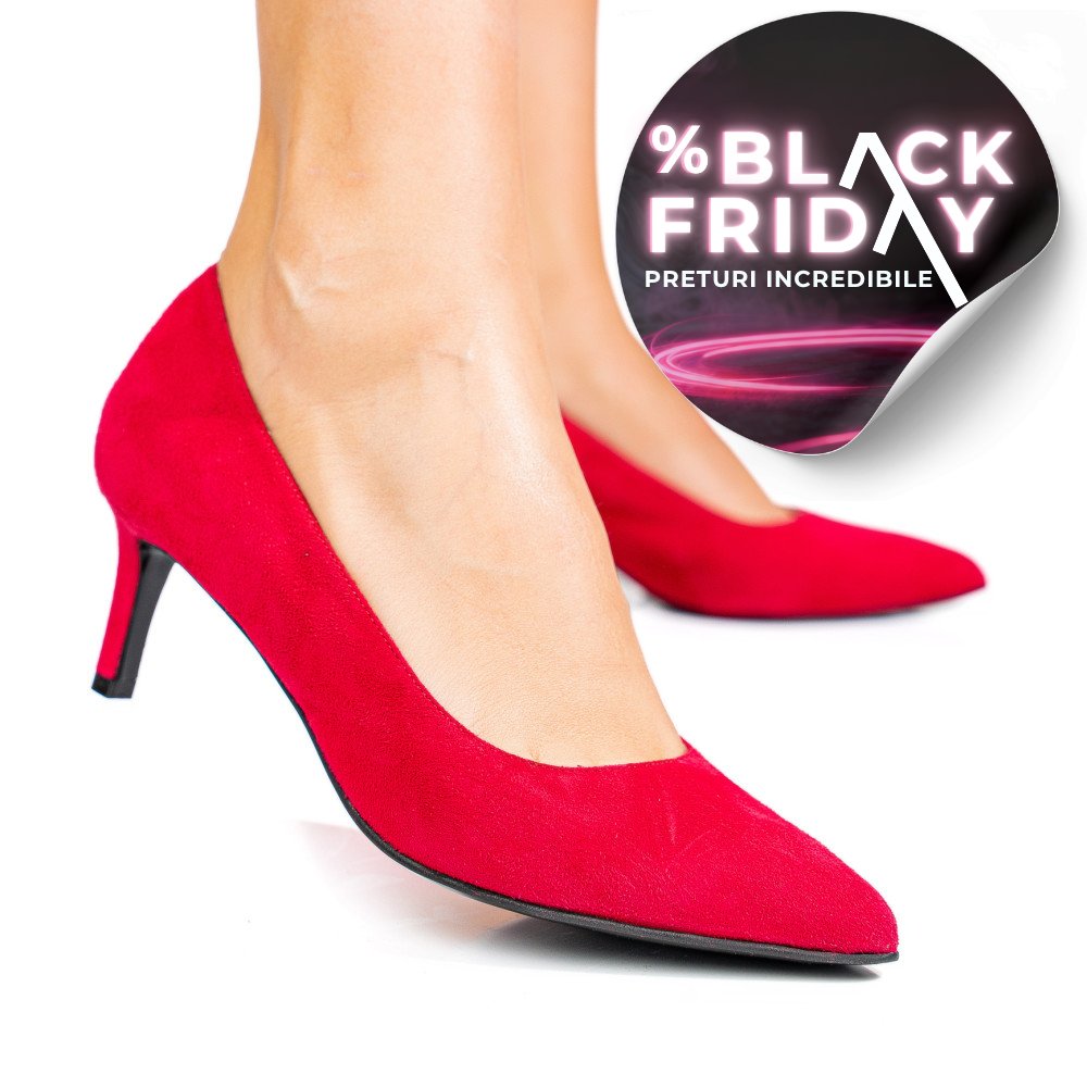 PANTOFI DAMA GUBAN PIELE NATURALA INTOARSA MAGENTA 3S77514