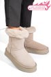 Soprani couture, cizme gri piele naturala intoarsa scw421p14
