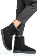 SOPRANI COUTURE, CIZME NEGRE PIELE NATURALA INTOARSA SCW421P08