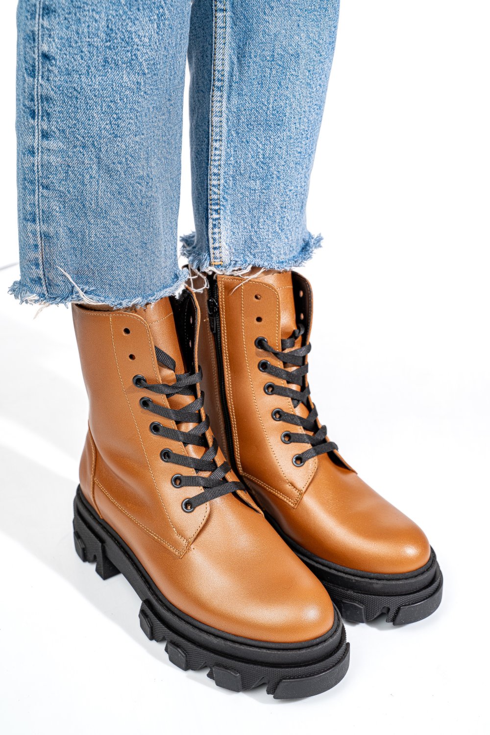 GHETE CAPPUCCINO PIELE NATURALA 1S7724