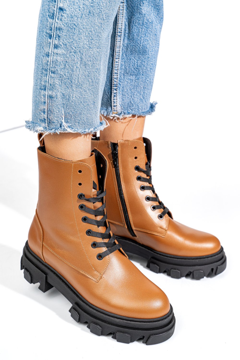 GHETE CAPPUCCINO PIELE NATURALA 1S7724