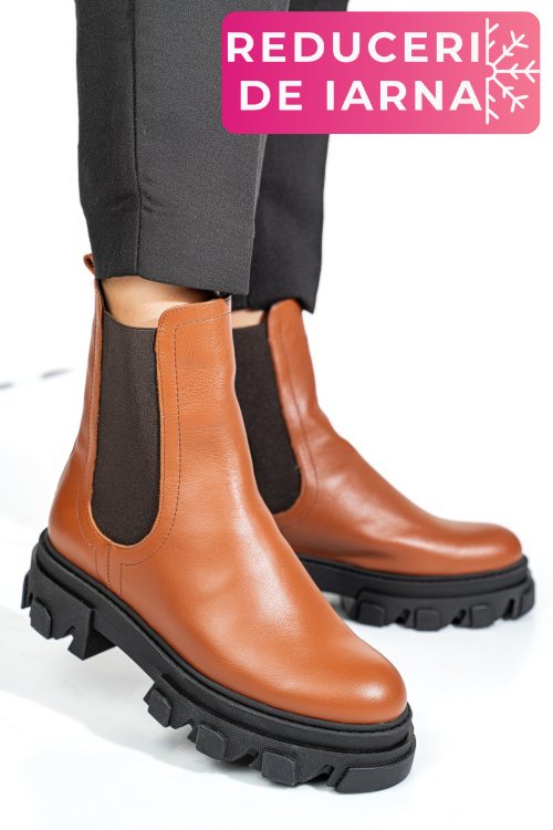 Ghete maro piele naturala 2s7725