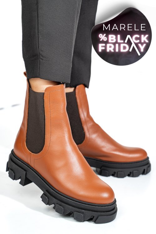 Ghete maro piele naturala 2s7725