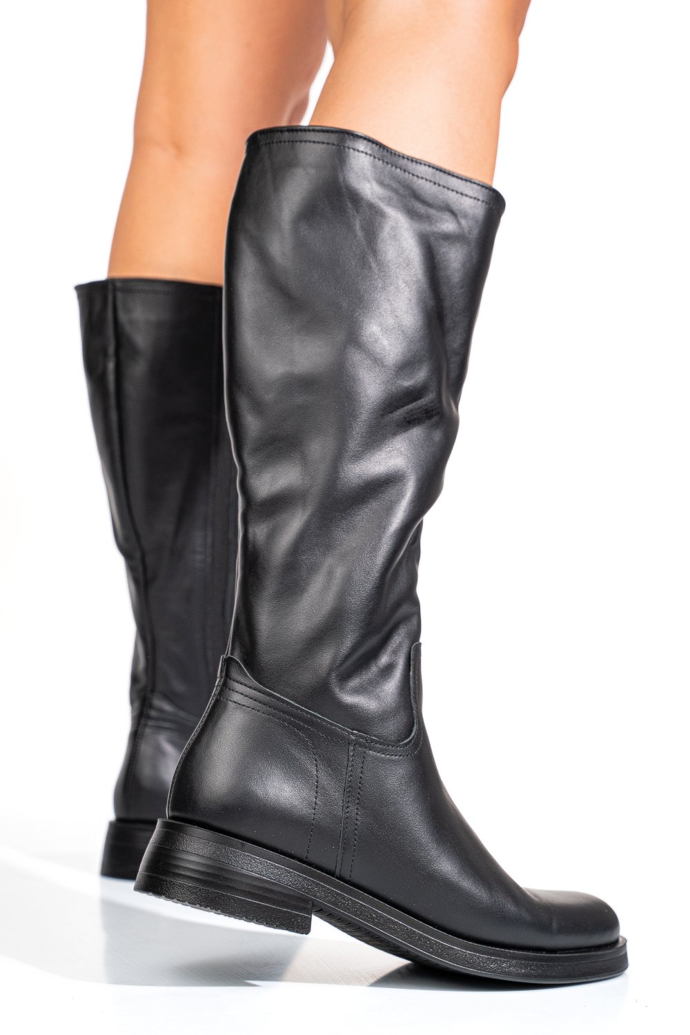 CIZME NEGRE PIELE NATURALA 8S7710