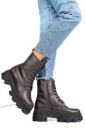 GHETE MARO INCHIS PIELE NATURALA 1S7724