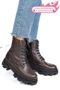 GHETE MARO INCHIS PIELE NATURALA 1S7724