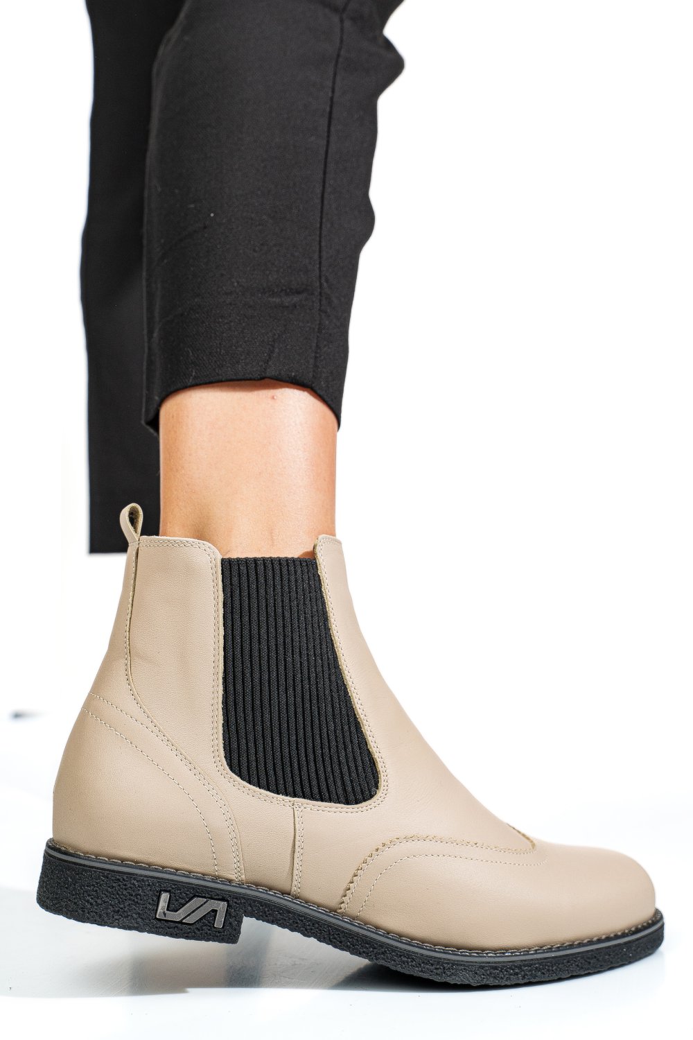 GHETE BEJ PIELE NATURALA 2S7712