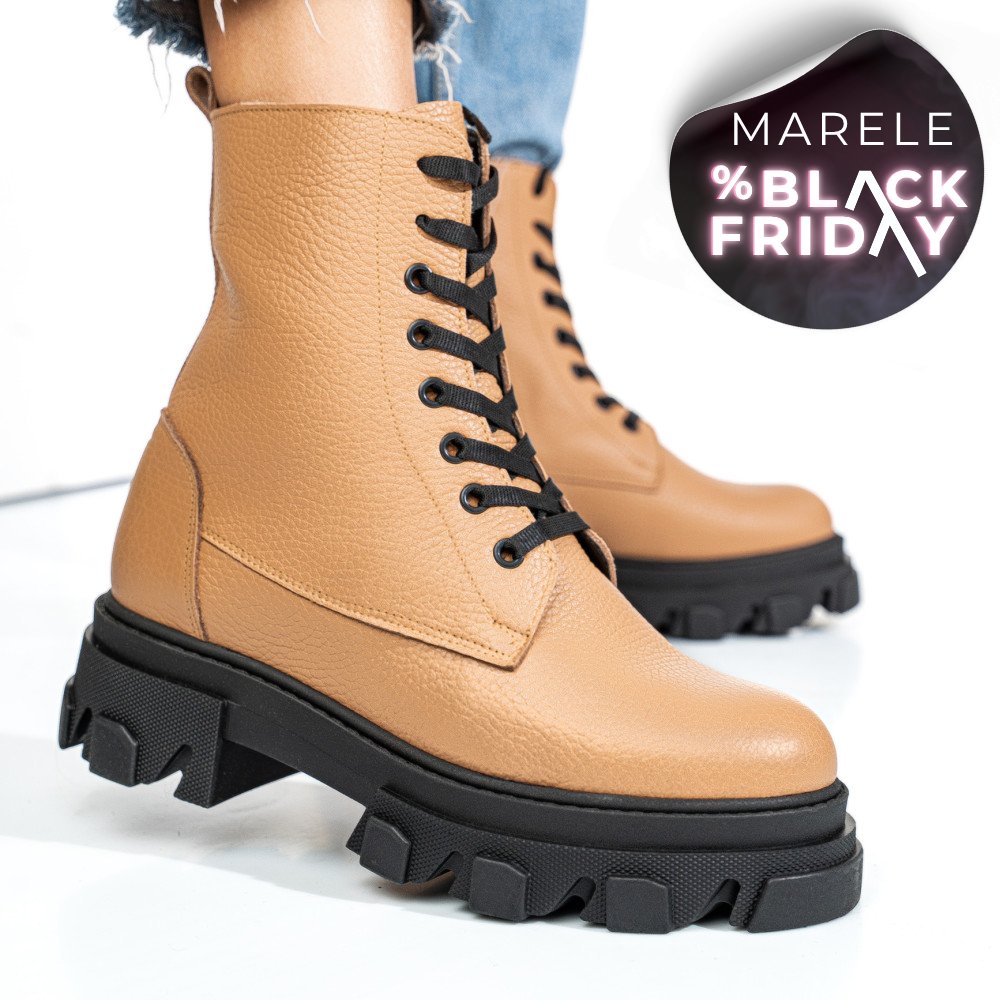 GHETE MARO DESCHIS PIELE NATURALA 1S7724