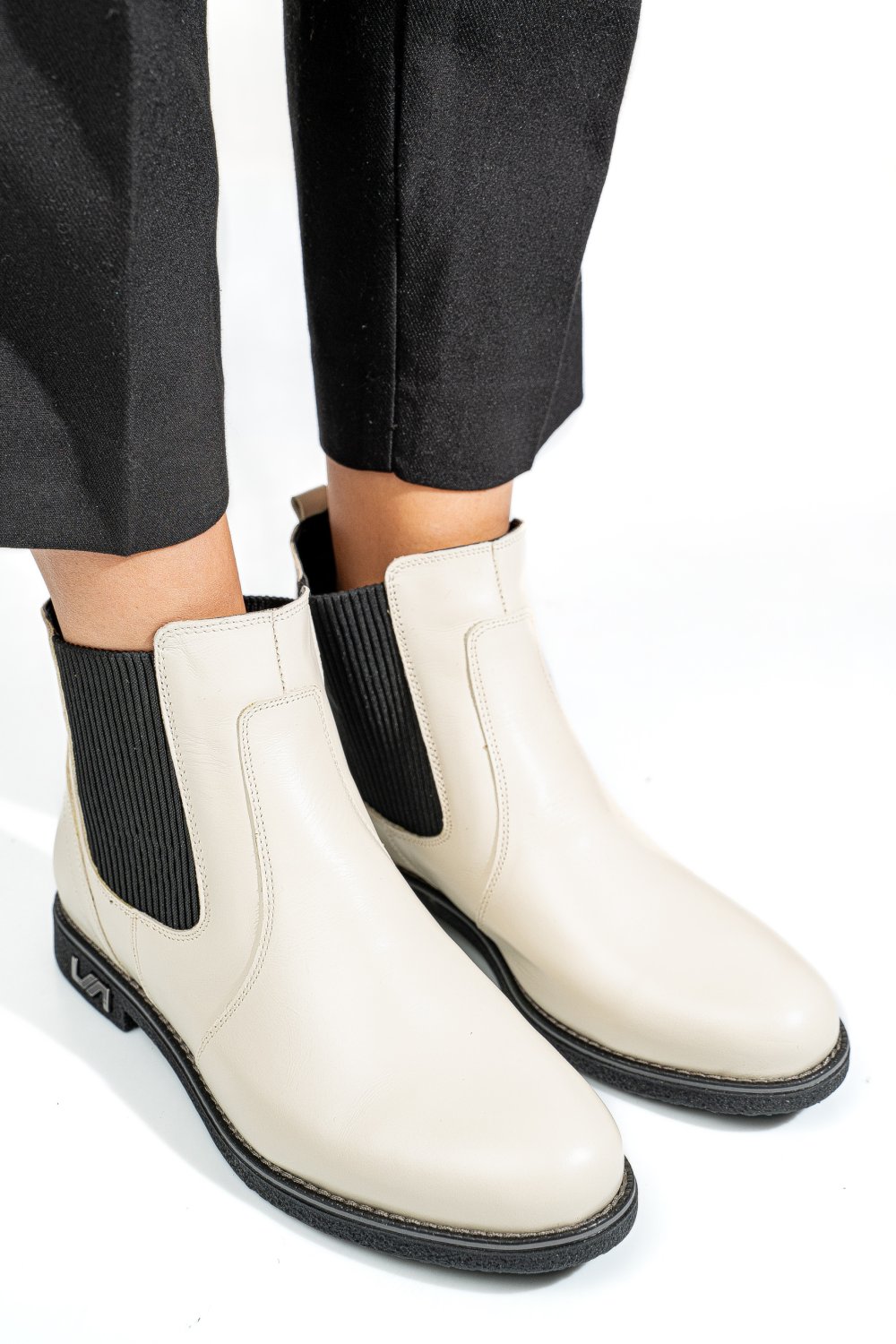 GHETE CREM PIELE NATURALA 2S7711