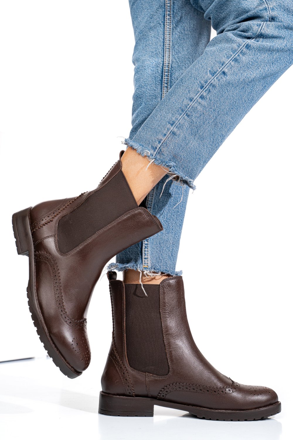 GHETE MARO INCHIS PIELE NATURALA 1S770795