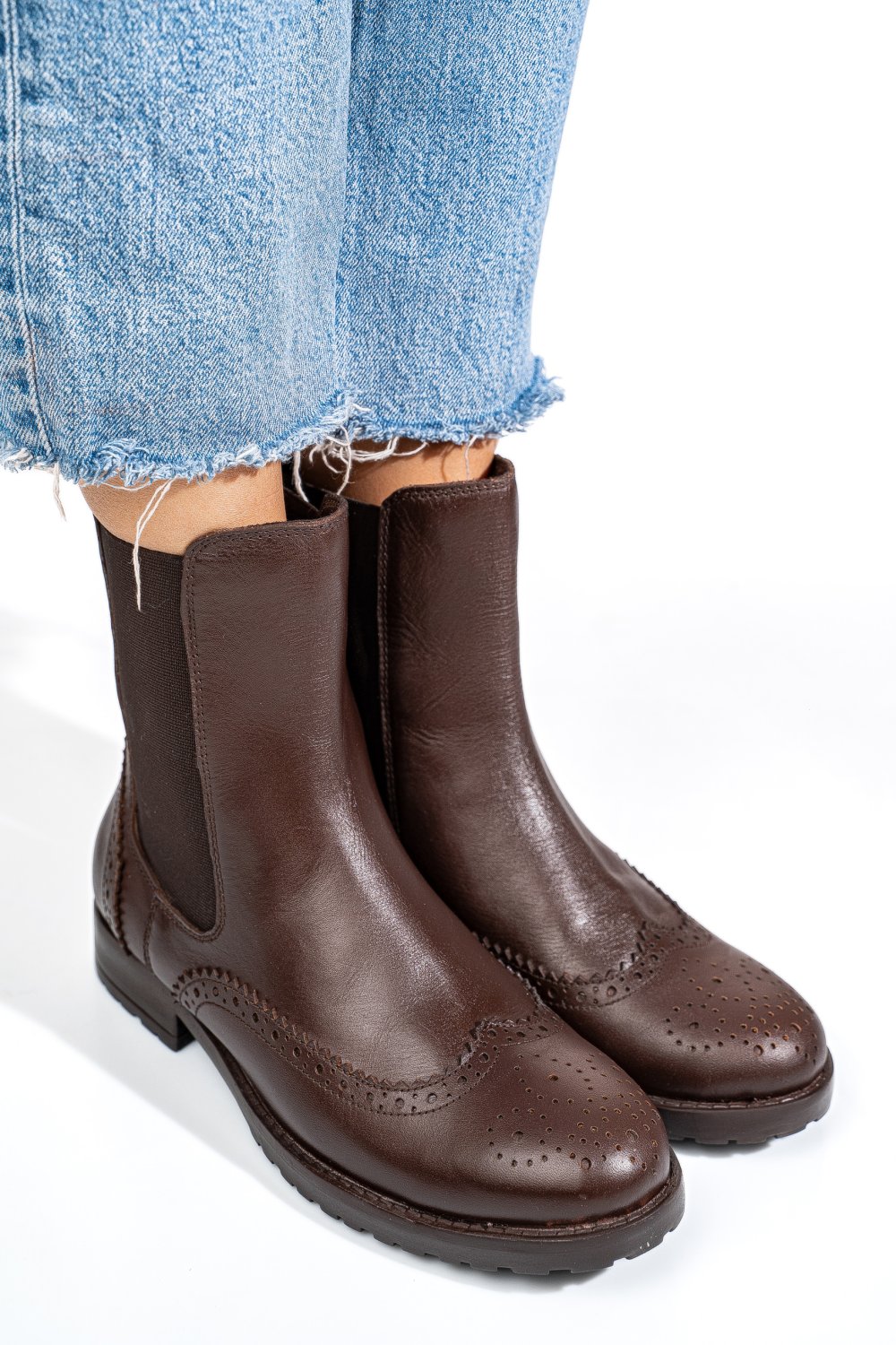 GHETE MARO INCHIS PIELE NATURALA 1S770795