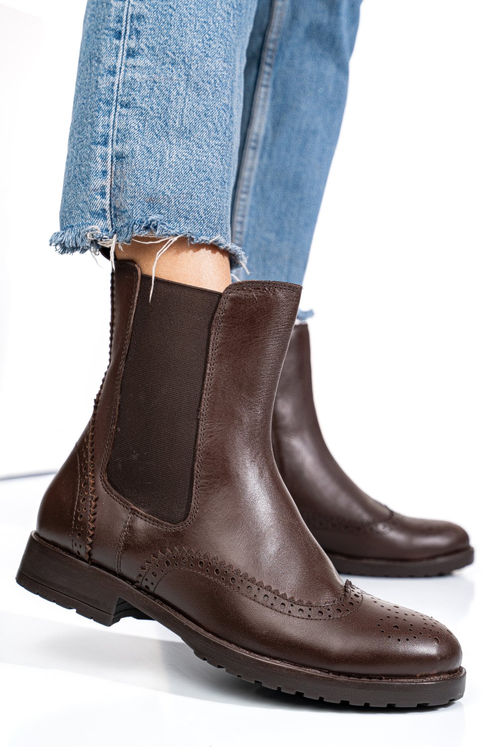 GHETE MARO INCHIS PIELE NATURALA 1S770795