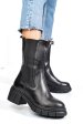 Ghete negre piele naturala 1s770603