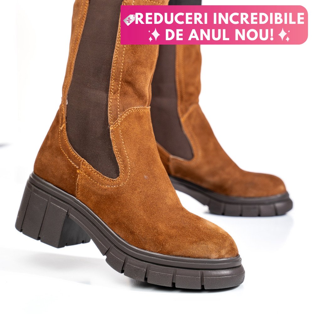 GHETE MARO PIELE NATURALA INTOARSA 1S770603