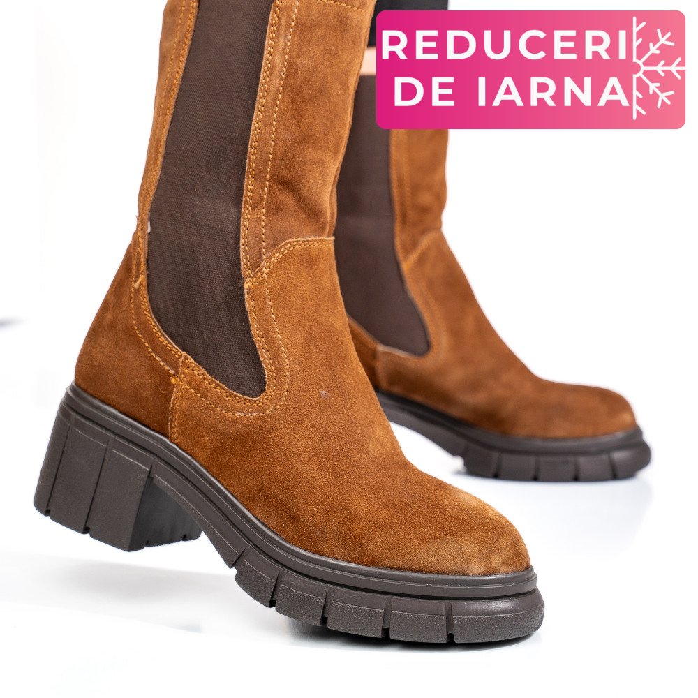 GHETE MARO PIELE NATURALA INTOARSA 1S770603