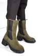 Ghete khaki piele naturala intoarsa 1s770603