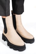 GHETE BEJ PIELE NATURALA 2S7725