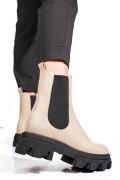 GHETE BEJ PIELE NATURALA 2S7725