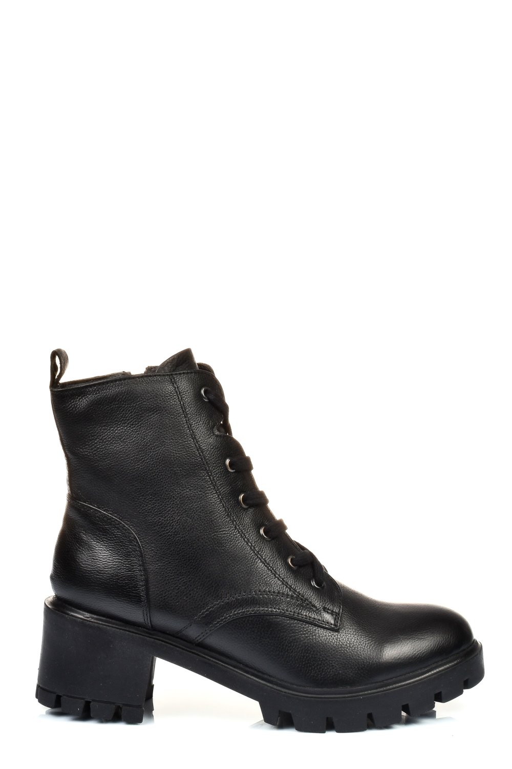 GHETE DAMA PIELE NATURALA NEGRE CU TOC MIC 1S770800