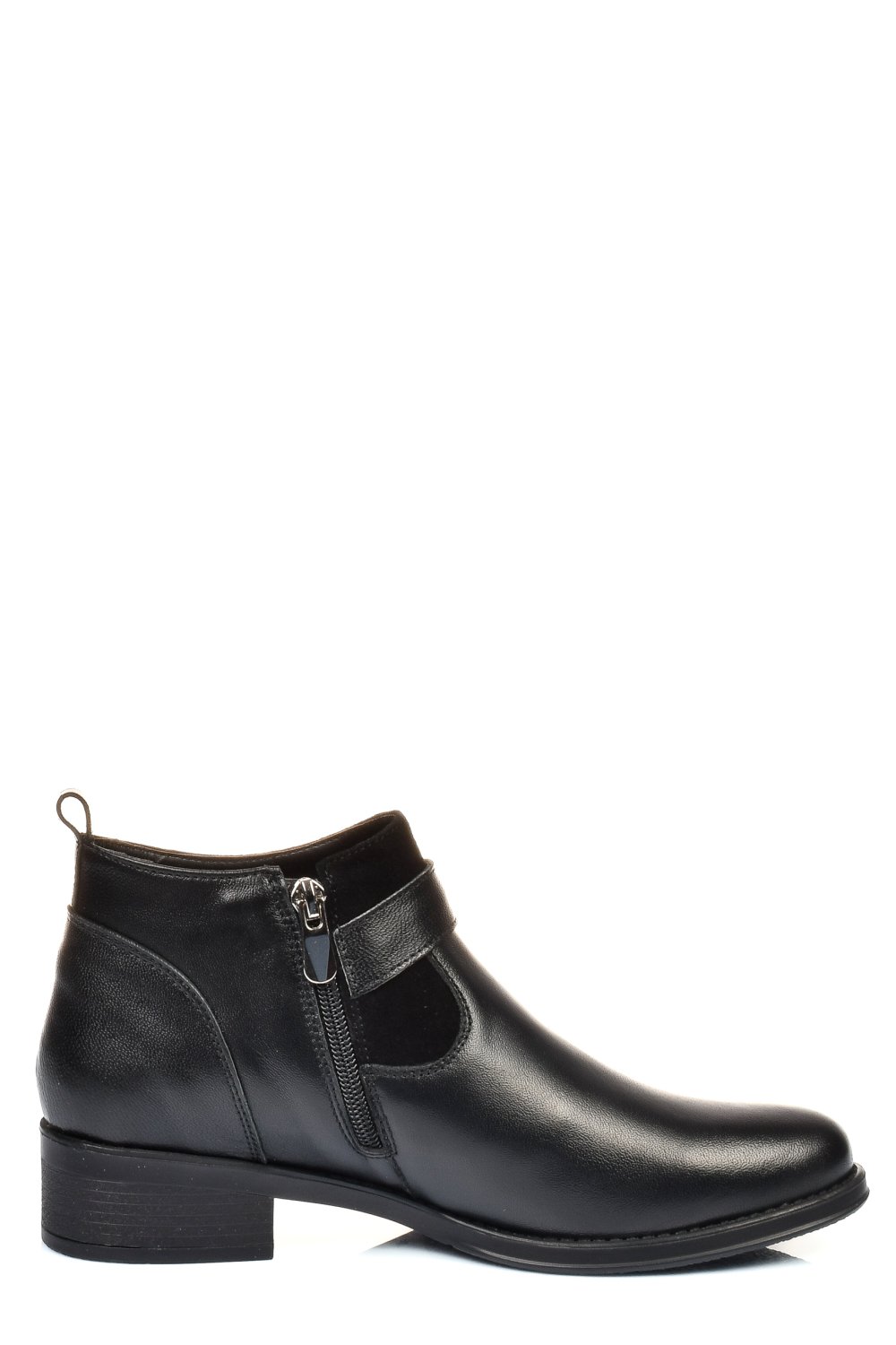 GHETE NEGRE PIELE NATURALA 2S7764