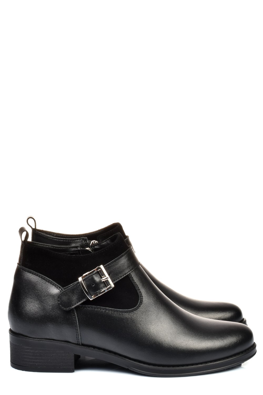 GHETE NEGRE PIELE NATURALA 2S7764