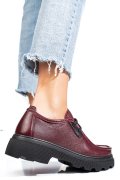 PANTOFI BORDO PIELE NATURALA APCKD-9524