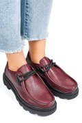 PANTOFI BORDO PIELE NATURALA APCKD-9524