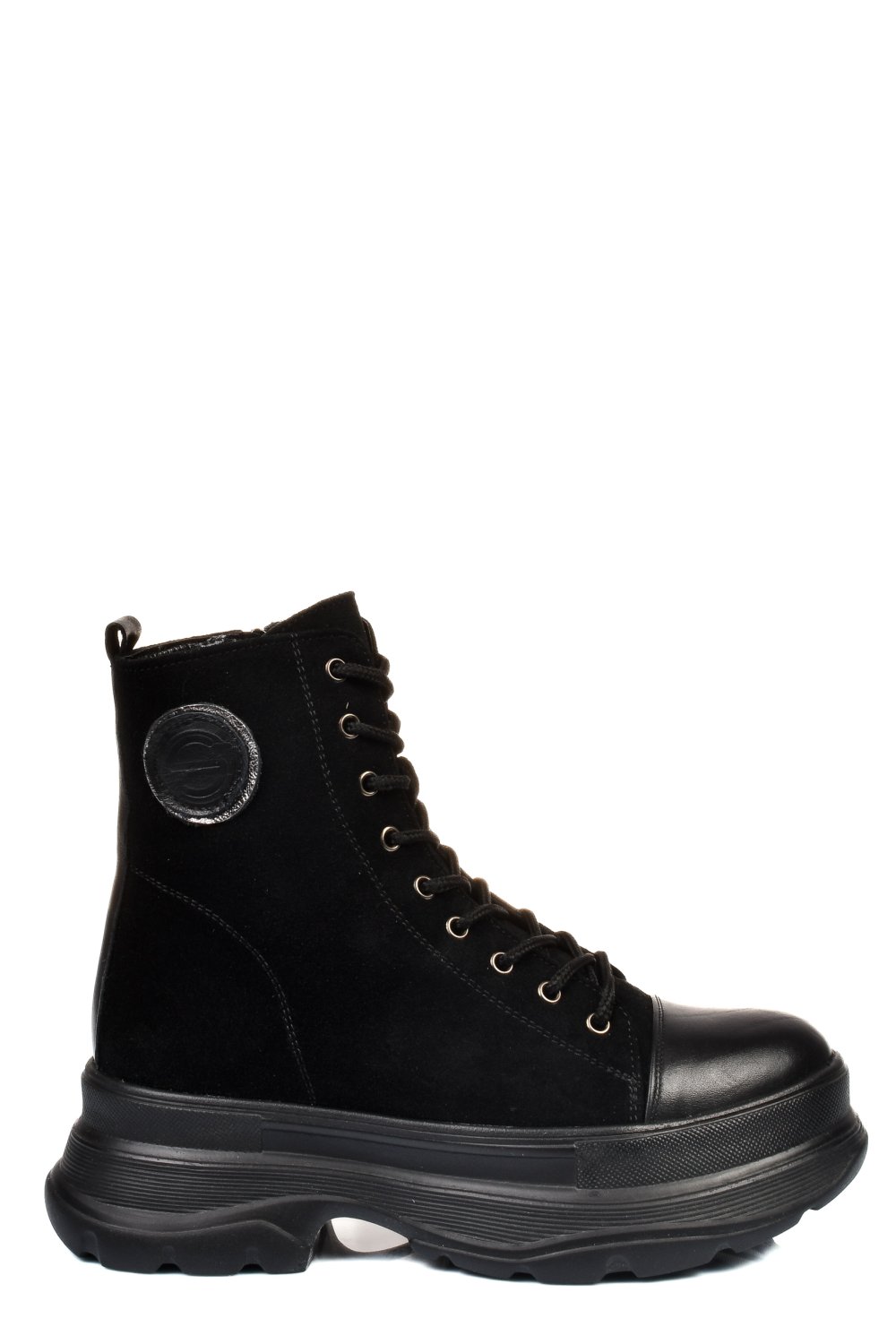 GHETE NEGRE PIELE NATURALA INTOARSA 222860SP
