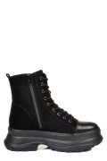 GHETE NEGRE PIELE NATURALA INTOARSA 222860SP