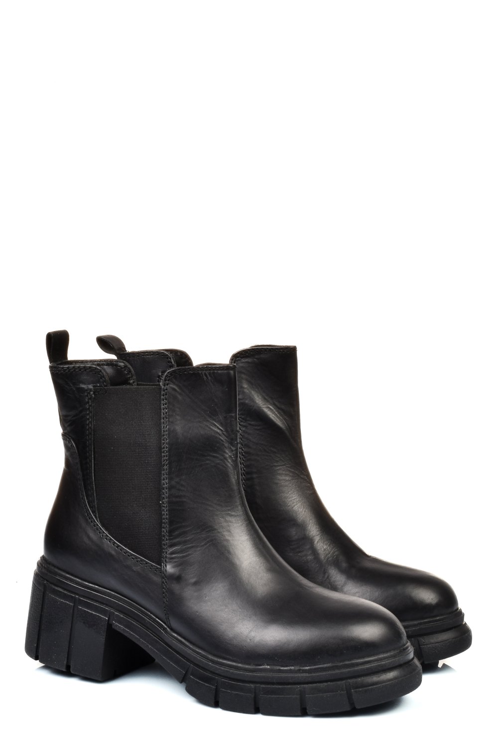 GHETE NEGRE PIELE NATURALA 1S770602