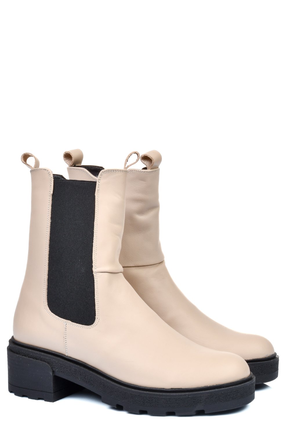 GHETE CREM PIELE NATURALA 2S7724