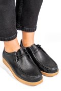 MOCASINI NEGRI PIELE NATURALA PSPL304
