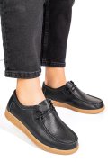 MOCASINI NEGRI PIELE NATURALA PSPL304
