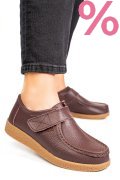 MOCASINI MARO INCHIS PIELE NATURALA PSPL305