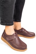 MOCASINI MARO INCHIS PIELE NATURALA PSPL305