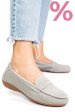 Mocasini gri piele naturala intoarsa fsp003634